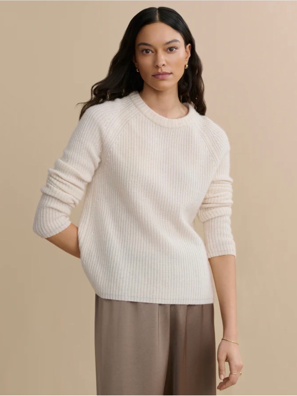 Jenni Kayne Cashmere Fisherman Sweater
